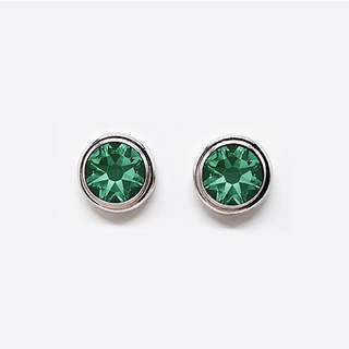 Emerald (May) Earring Posts