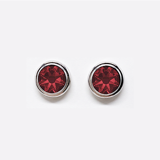 Garnet (January) Earring Posts