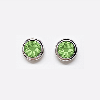 Peridot (August) Earring Posts