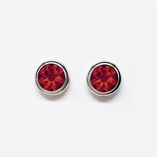 Ruby (July) Earring Posts