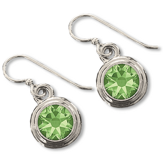 Peridot (August) Earring Wires