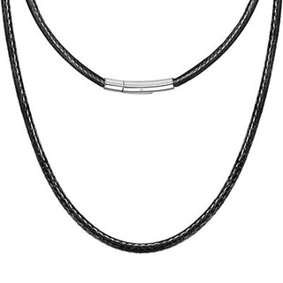 Leather Cord Necklace 16"